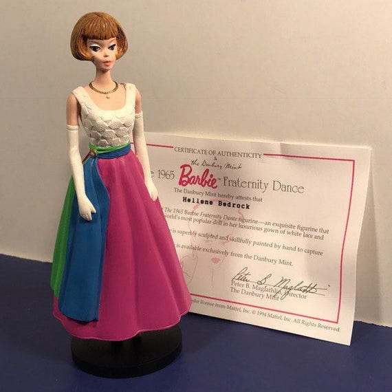 danbury mint barbie figurines