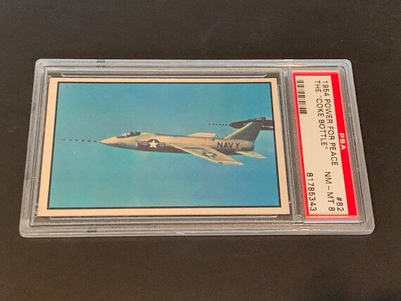 Power for Peace Military Trading Card Vintage 1954 Graded PSA 8