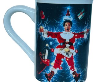 National Lampoons Christmas Vacation Mug Cup Clark Griswold Chevy Chase Eddie