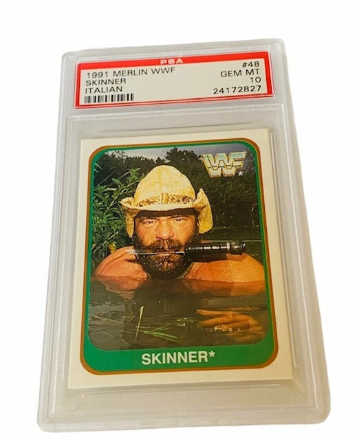 PRO WRESTLING CARD Wwf Superstars Wwe 1991 Merlin Italian