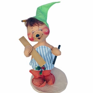 ANNALEE DOLL MEREDITH New Hampshire Nh vintage espeluznante juguete figura antropomórfico decoración regalo elfo animal de hadas ratón ratones carpintero de Navidad