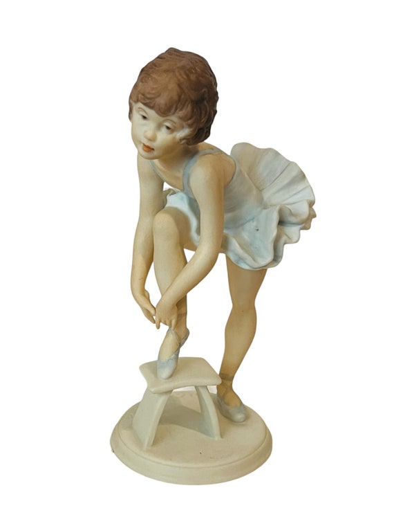 Kaiser Germany Figur Porzellan Skulptur Statue Ballerina Tänzerin Goldene Krone