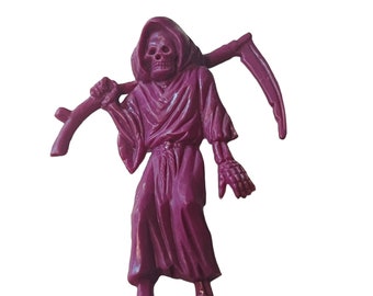 Grim Reaper Death MPC Universal Monster Plastic Figure 1960 Frito Lay Pop Top US Purple Horror RARE BC1