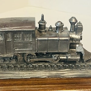 Michael Ricker Pewter Train Locomotive Model Figurine Railroad B&O Teakettle 040 image 5