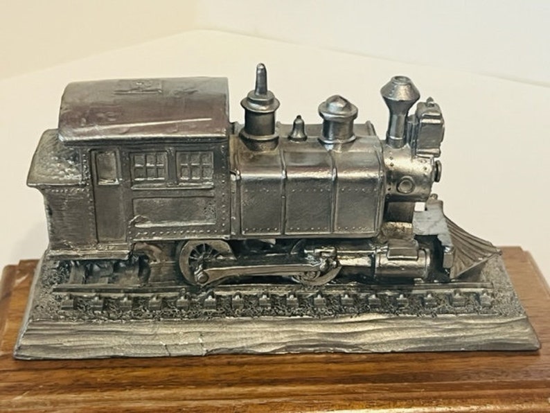 Michael Ricker Pewter Train Locomotive Model Figurine Railroad B&O Teakettle 040 image 5