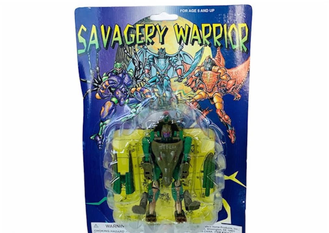 SAVAGERY WARRIOR TRANSFORMERS 1980s Vintage Robot Action Figure