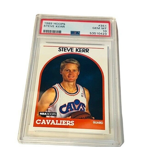 Steve Kerr Rookie Rc PSA 10 GEM MINT 1989 Hoops Bulls Cavs