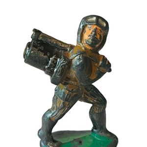 Barclay Manoil Army Men Toy Soldier Fonte Métallique Années 30 Figurine Artillerie Pack