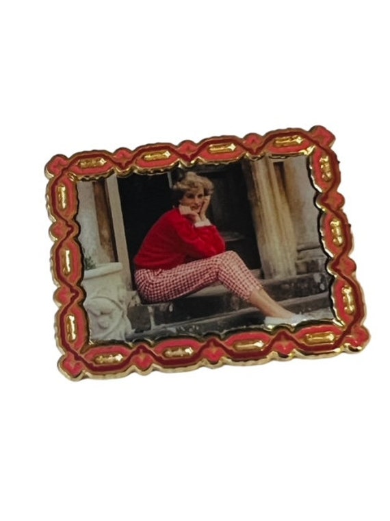 Princess Diana Pin Button Pinback Prince Charles … - image 1