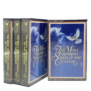 Cassette gemengd lot 4 vtg Meest inspirerende liedjes van Century-lezers samenvatting 1991-set