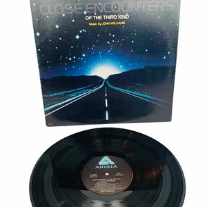 Vinyl record lp vintage music 33 rpm 12 inch 12&quot; vtg original case 1977 Close Encounters of the Third Kind John Williams soundtrack picture