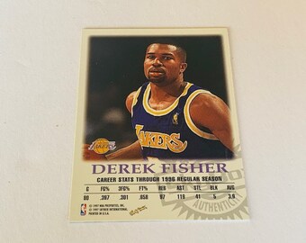 NBAカード デレク・フィッシャー　サイン デレク フィッシャー オートグラフ 1997 オートサイン SP ON CARD