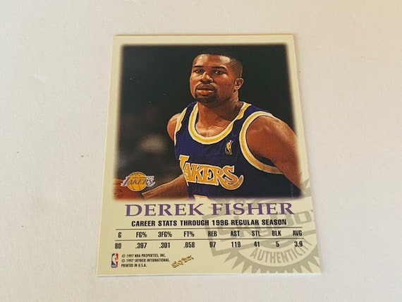 NBAカード デレク・フィッシャー　サイン デレク フィッシャー オートグラフ 1997 オートサイン SP ON CARD