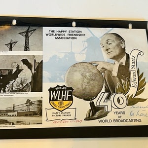 QSL Karte Vintage AM AM).