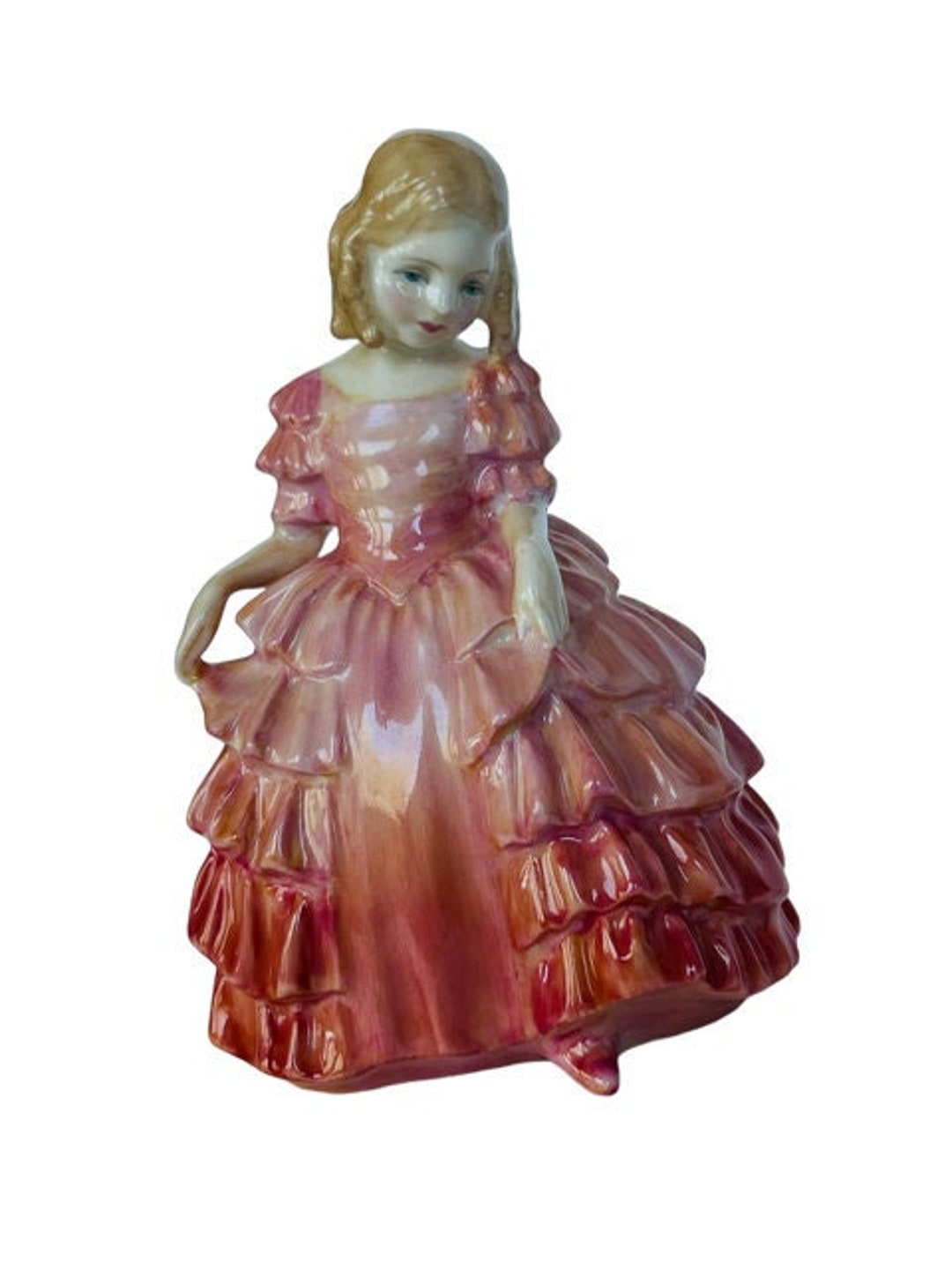 Rose Royal Doulton Figurine England Sculpture Victorian Ruffle Dress ...