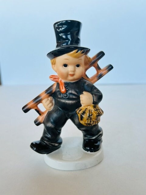 Hummel Goebel Figurine Chimney Sweep Ladder Vtg West Germany W