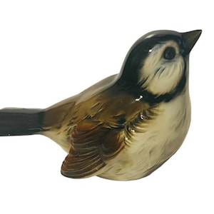 Bird Figurine Vtg Sculpture Goebel Hummel Western Germany W Chickadee CV72 gift
