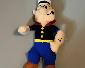 ビンテージ POPEYE ポパイ “King Feature” ぬいぐるみ 布製 ビンテージ