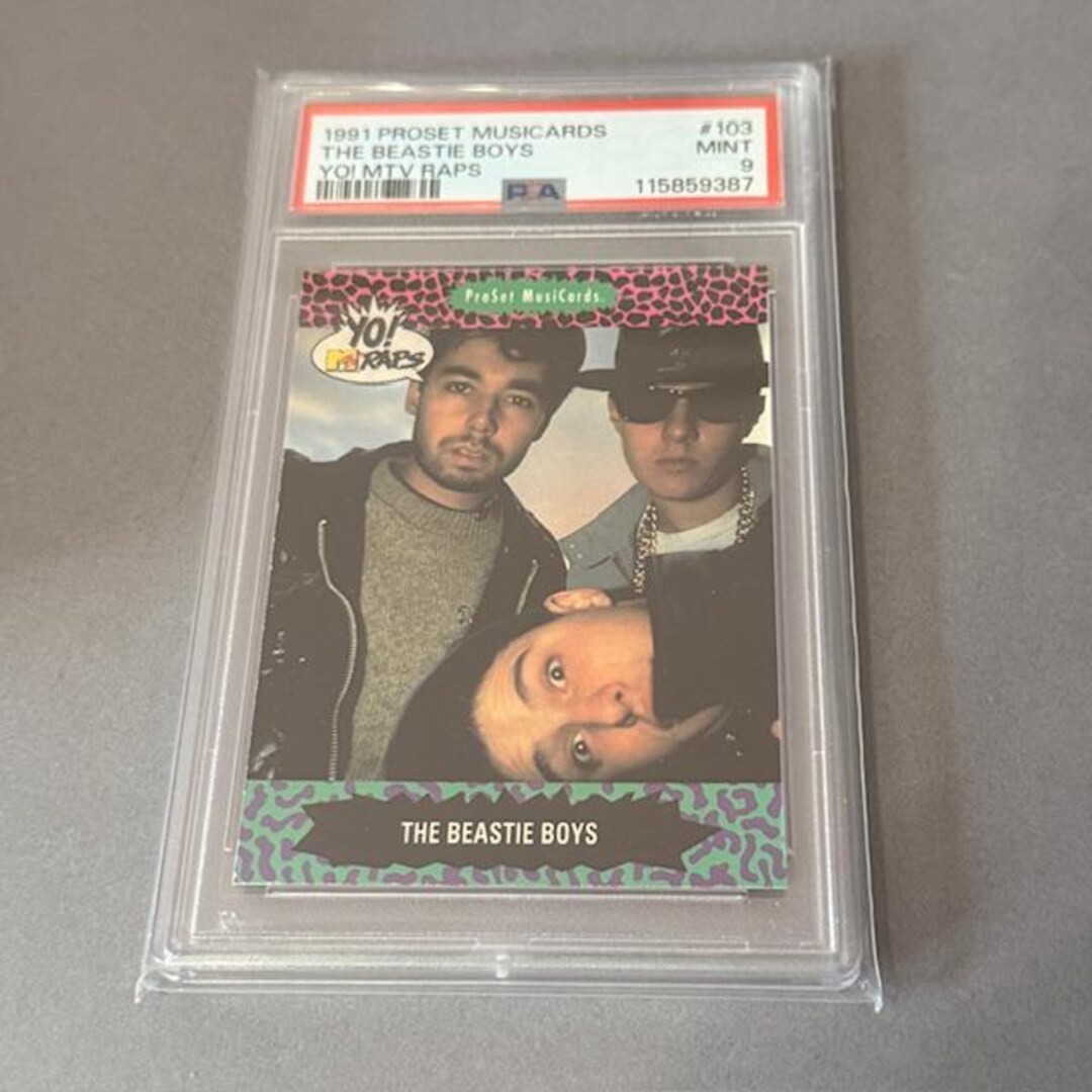 Yo MTV Raps Beastie Boys Music Card PSA 9 Rc 1991 Pro Set #103