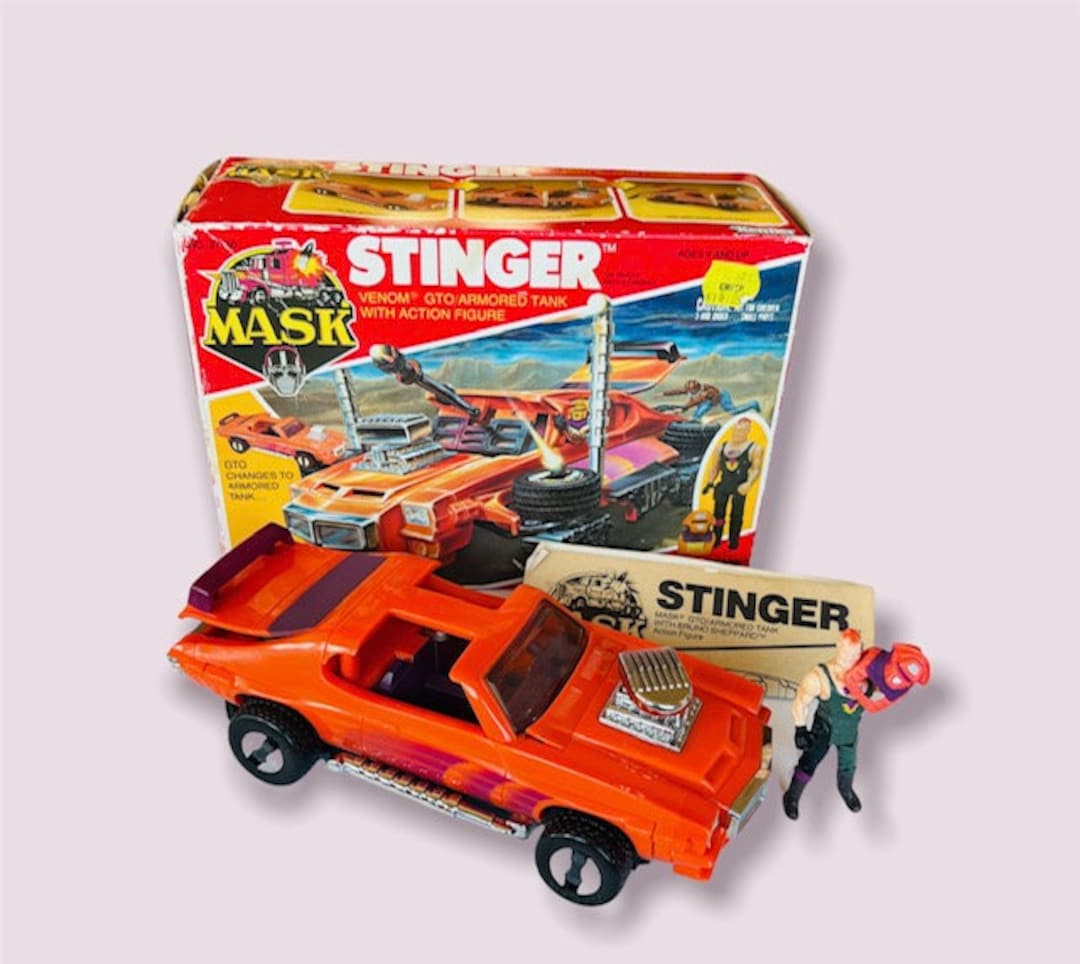 Mask Stinger Bruno Sheppard GTO M.A.S.K. Car Vtg Action