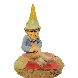 Tom Clark Gnome Figurine vtg sculpture SIGNED elf Cairn Jack Diamonds 1038 cards