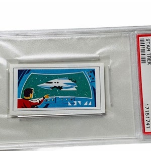 Star Trek Trading Card Primrose Engeland 1971 minitabak Enterprise originele serie vtg memorabilia ingedeeld PSA 5 verlaten ruimteschip #4
