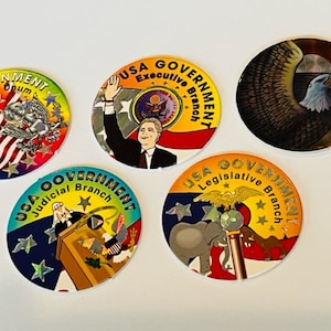 American Bald Eagle Pogs lot Slammer Milk Cap game poggs vtg Government USA flag