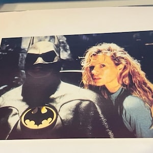 バットマン マイケル・キートン ジャック・ニコルソン ジョーカー 6X5 ロビーカードアート 1989 ヴィンテージ ラドロー 1 ポストカード 郵便 BC3