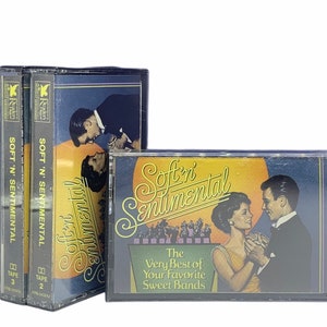 Fitas cassete lote misto 3 conjunto vtg leitores digerir música suave sentimental melhores bandas favoritas lounge