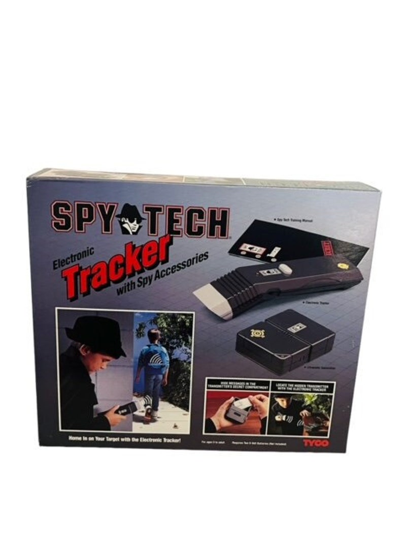 Tyco Spy Tech 1989 Vtg Toys Box Nib Accessories Electronic Tracker ...