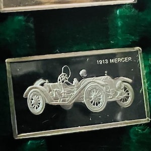フランクリン ミント シルバー バー ミニ インゴット 1975 センテニアル カー 1913 マーサー クラシック ヴィンテージ