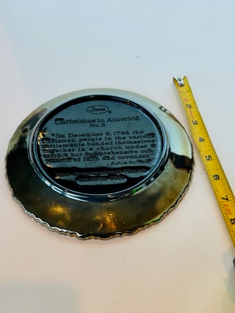 フェントン アート カーニバル ガラス コレクター プレート フィギュア