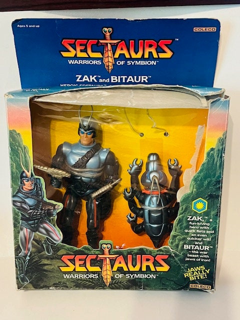 Figurine Sectaurs Coleco - Pinsor Dragon Flyer - Année 1984 - Occasion