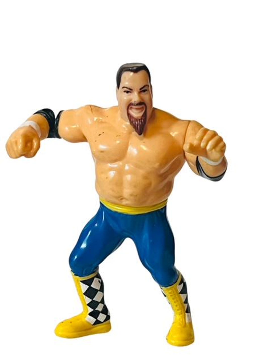 Jim Anvil Neidhart Action Figure WWF 1991 Hasbro WWE Wrestling