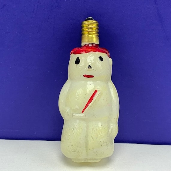 VINTAGE CHRISTMAS LIGHT Bulb C6 Antique 14v Holiday Milk Glass Etsy
