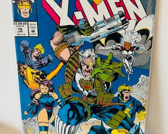 X-Men #16 Cómic Marvel Super Heroes Vtg 1992 X-Cutioners Canción Parte 11 Cable BC5