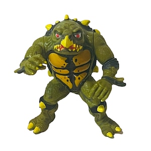 Teenage Mutant Ninja Turtle vtg figure playmates tmnt 1991 Tokka Tortoise spikes