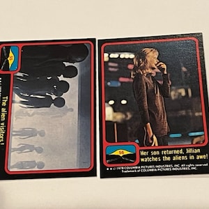Close Encounters of Third Kind 3rd Trading Cards lot 1978 Topps UFO Columbia CO1