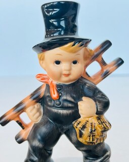 Hummel Goebel Figurine Chimney Sweep Ladder Vtg West Germany W