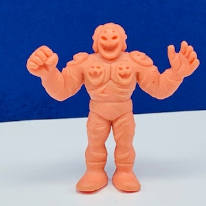 1985 VINTAGE M.U.S.C.L.E. muscle man men wrestling wrestler 1985 action figure Mattel anime flesh color toy #128 Kinnikuman jester faces