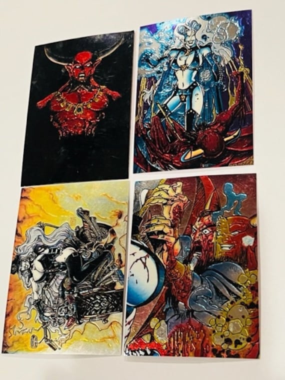 Lady Death Comic Trading Cards Lot Chromium Chaos Cryptic Chrome