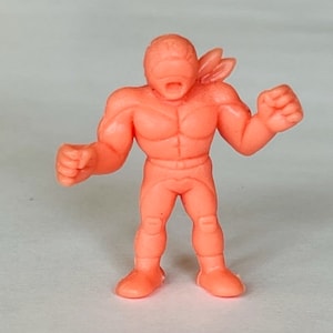Muscle Men 1985 Vintage M.U.S.C.L.E. wrestling wrestler 1985 figure Mattel anime Kinnikuman manga kinkeshi toy #130 Million Hell Orange