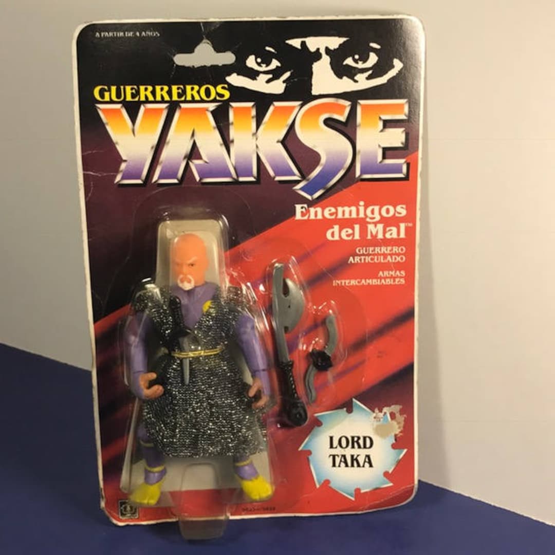 1980 GUERREROS YAKSE HASBRO Vintage Action Figure Complete Ninja