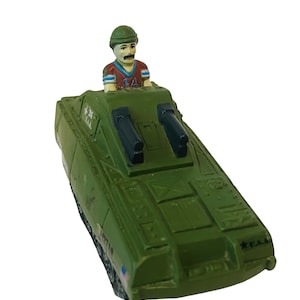 Gi Joe Cobra action figure Hasbro 1986 Rubber Bath Toy Bazooka Tank Katzenbogen
