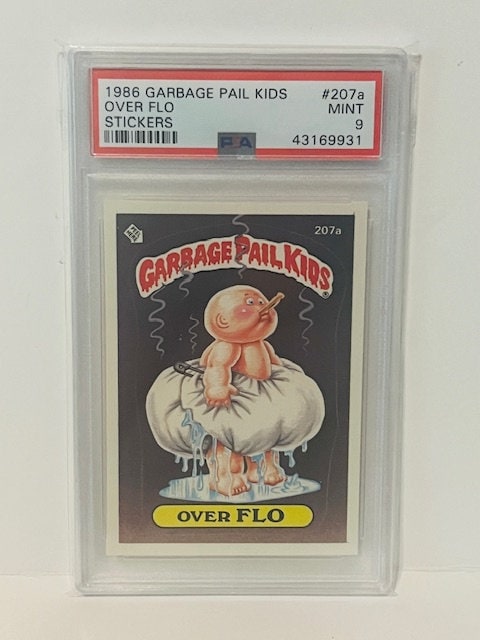 Over Flo Garbage Pail Kids Trading Card 1986 PSA 9 Sticker GPK #207a Diaper  RARE - Etsy