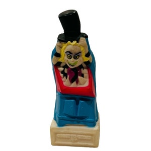 Käferjuice Gummifigur Spielzeug 1989 Geffen Film Geist zweiseitig 2 vtg Käfersaft