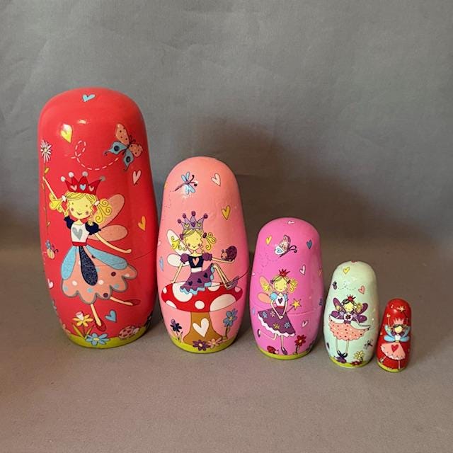 レトロNationalityDollsまとめて12カ国全12種　未開封　希少 Vintage Wooden Nesting Doll Set Figurines Lucy Locket Fairies