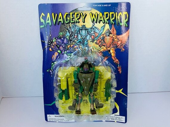 SAVAGERY WARRIOR TRANSFORMERS 1980s Vintage Robot Action Figure
