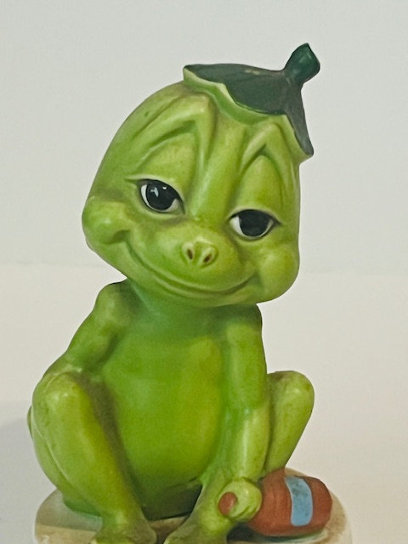 Problem Child Frog Frog Figurine Vtg Anthropomorphic Toad Quotes Gift Enesco Wife Drinking ...