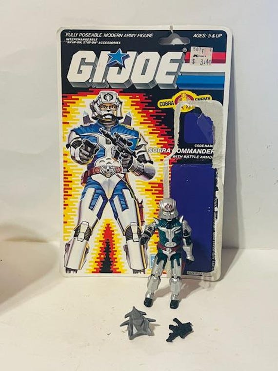 Cobra Commander Battle Armor Gi Joe Figure Hasbro ARAH 1986 File